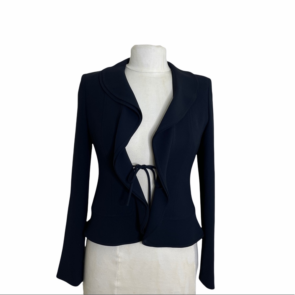 Tahari black coat 2